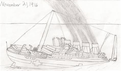 Britannic Sinking By Dragonmaster616 On Deviantart
