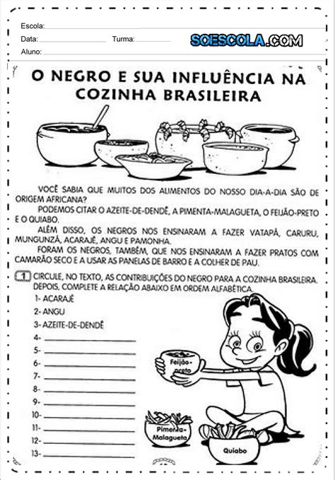 Atividades Sobre Consciencia Negra