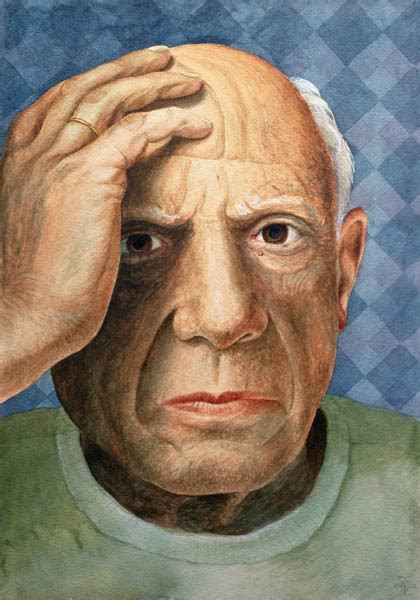 Pablo picasso poses in his paris studio. Pablo Picasso - Riproduzioni e dipinti di COPIA-DI-ARTE.COM