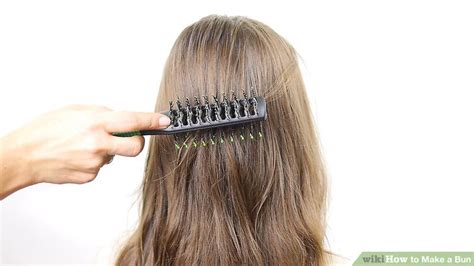Once hair is set, give hair a good shake to ensure the hold of your style. 6 Ways to Make a Bun - wikiHow
