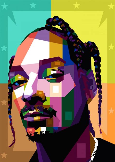 Snoop Dogg Poster By Baturaja Vector Displate In 2022 Rapper Art