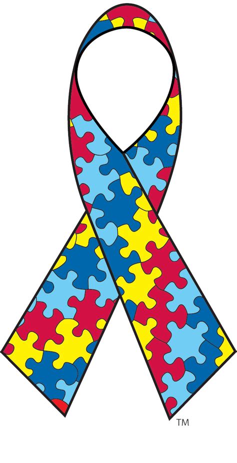 Autism awareness ribbon with jigsaw puzzle pattern. Autism Awareness Ribbon Vector - ClipArt Best