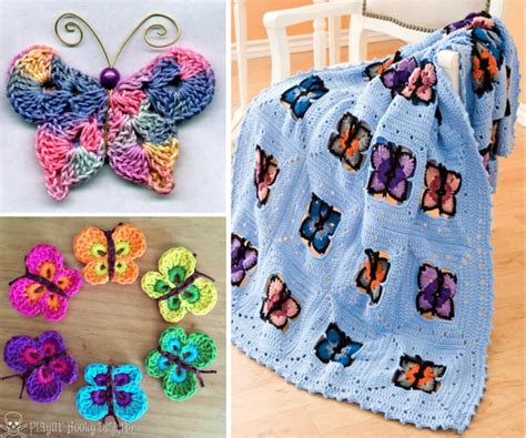 You Ll Love These Crochet Butterflies Aplik Cie