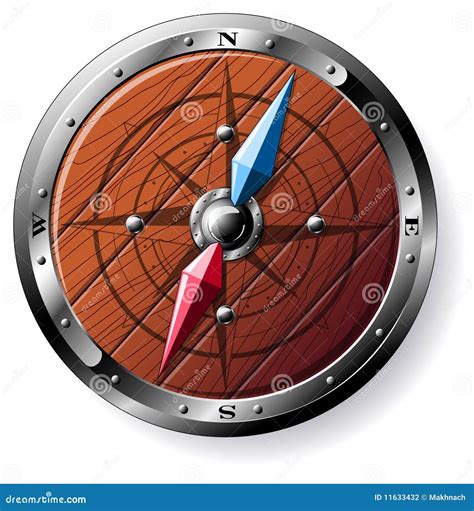 Detailed Wooden Compass Stock Photography Image 11633432