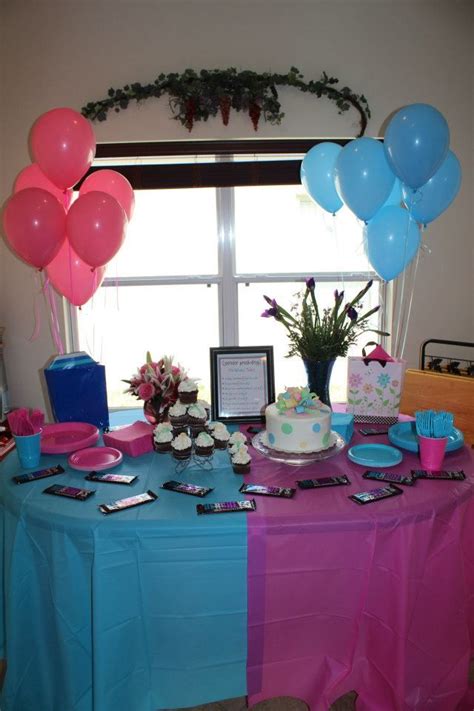 I used the template from my own gender reveal party that i put together in 2 hours and one target run. 6708_10103338324178401_1366937075_n.jpg 640×960 pixels ...