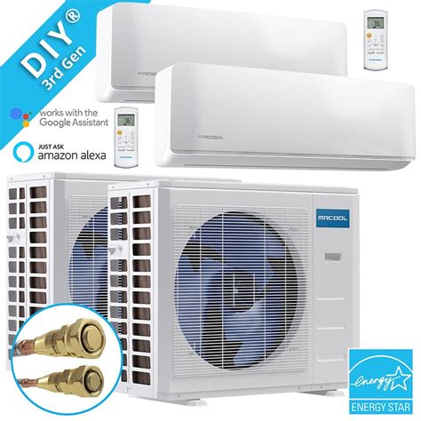 This mrcool diy split system is a heat pump by design, reversing the air conditioning process to pull ambient heat from the outdoors into your home. 🔥 MrCool DIY Whole Home 2 Room Ductless Mini Split Bundle ...
