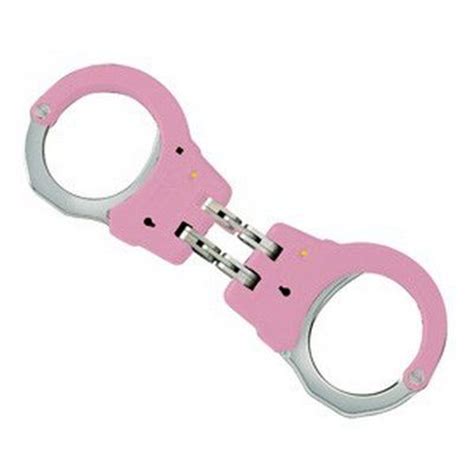 Often handcuffs a restraining device consisting of a pair of strong, connected hoops that can be tightened and locked about the wrists and used on one. ASP Hinge Handcuffs Hinge Handcuffs (Pink) | Handcuffs ...