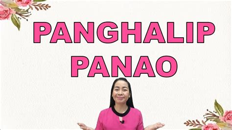 Grade 2 Mother Tongue 2 Quarter 2 Week 1 Panghalip Panao Youtube