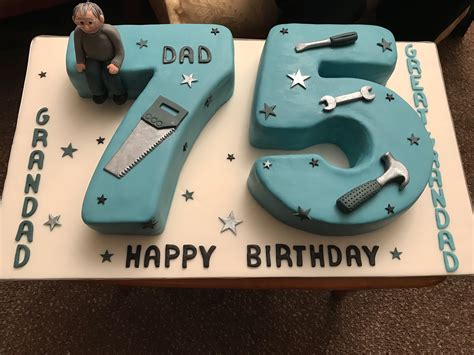 Happy 75th Birthday Cake Ubicaciondepersonascdmxgobmx