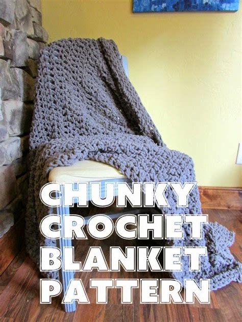 Chunky Crochet Blanket Pattern A Lively Hope