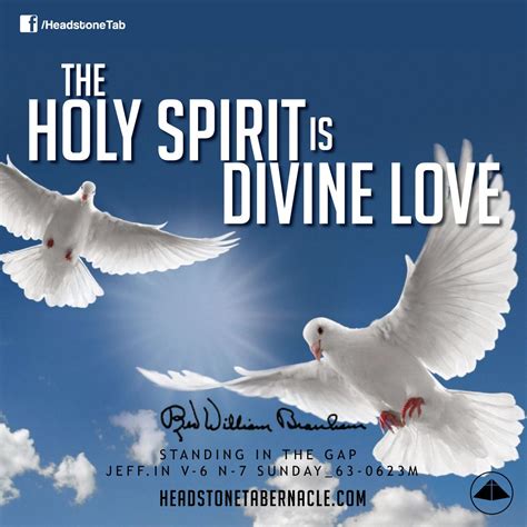 The Holy Spirit Is Divine Love Image Quote From Standing In The Gap