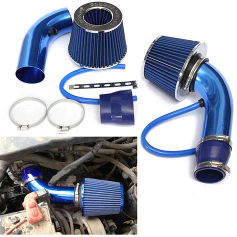 Alumimum Car Cold Air Intake Filter Induction Kit Pipe Hose System