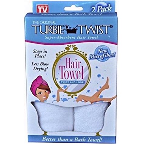 Turbie Twist Super Absorbent Microfiber Hair Towel Wrap As Seen On Tv