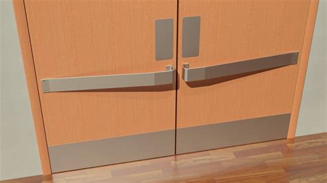Adding a hook and two eyelets will allow you to lock the bathroom door closed for traveling or completely open for use as a privacy screen. 2181 DP Stainless Steel Door Protection