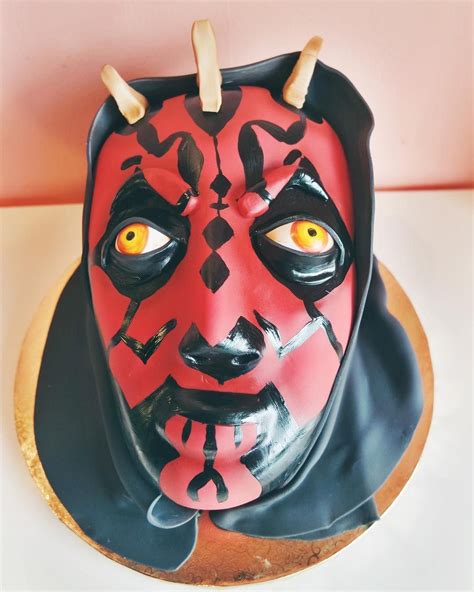 Darth Maul Cake From Yesterday 2tartsbakery Darthmaul Starwarscake