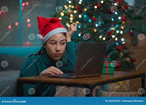 lonely woman celebrating christmas stock image image of isolation indoors 236429205