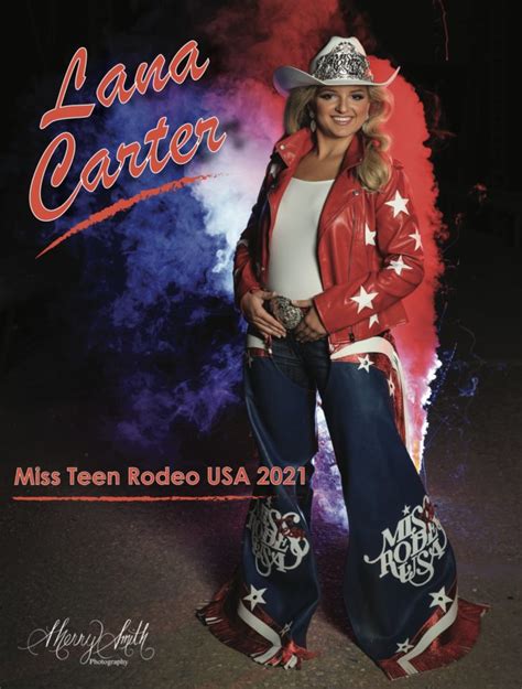 Miss Teen Rodeo Usa Lana Carter