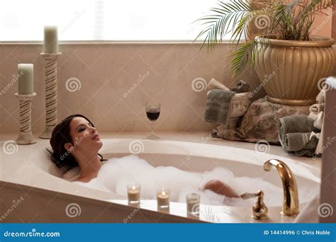 Relaxing In The Bath Royalty Free Stock Image Image 14414996