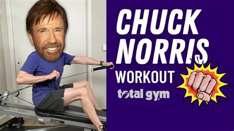 Total Gym CHUCK NORRIS Full Body Workout YouTube