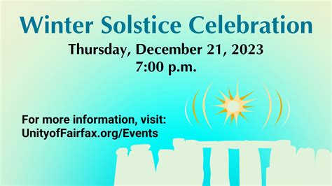 Dec 21 Winter Solstice Celebration Oakton Va Patch