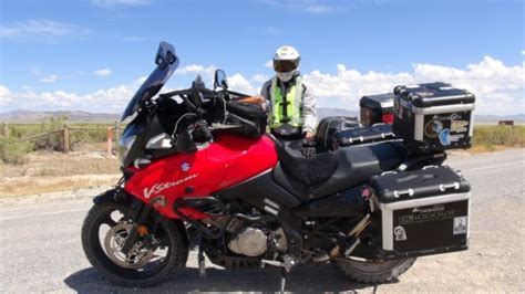 I've just fitted some bits and pieces to set up for travelling. 2012 Suzuki V Strom 1000 DL1000 Adventure Bike Red ADV V-strom