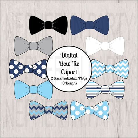 Blue Bow Tie Clip Art Free Png Image｜illustoon Clip Art Library