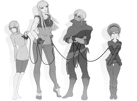 Original Characters Sketch Updated By Bethanyfrye On Deviantart