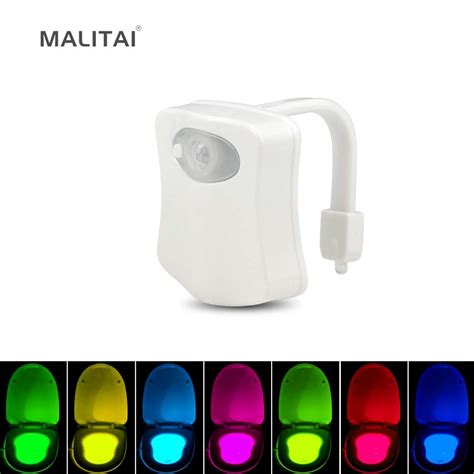 Buy Buyme Novelty Pir Motion Sensor Toilet Seat Led Night Light Colors Change RGB Ir Indction