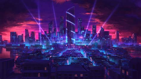 19 Anime Night Neon Wallpapers Wallpaperboat