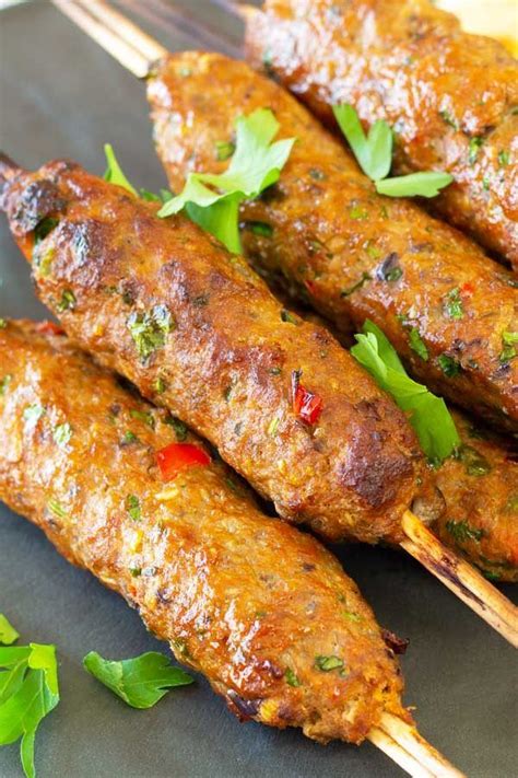 Baked Beef Kofta Kebabs Recipe Beef Kofta Recipe Minced Beef