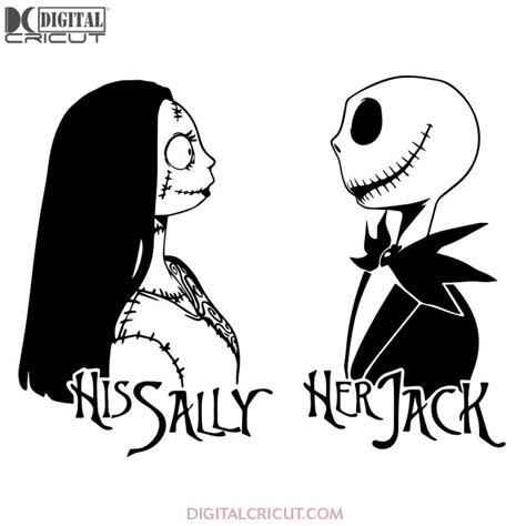 Nightmare Before Christmas Svg, Cut Files, Her Jack His ...