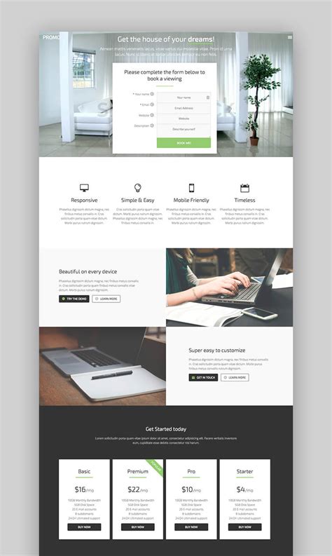 We put together a great list of the best free real estate themes for your new real estate or realtor website. 20+ Best Real Estate Landing Page Examples (2018 Templates) | Real estate landing pages, Landing ...