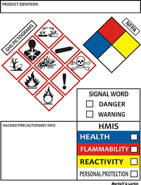 Sds Osha Labels For Chemical Safety Data 4 X 3 Inches