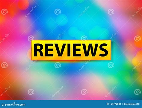 Reviews Abstract Colorful Background Bokeh Design Illustration Stock