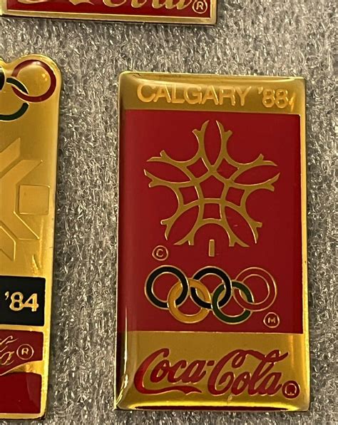 Coca Cola Pin Collection ~ Commemorative Olympic Posters ~ 1972 76 80