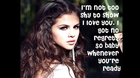Selena Gomez Come And Get It Lyrics Come And Get It Lyrics Selena