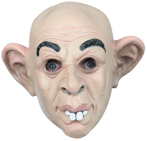 Funny Jumbo Jug Ears Latex Halloween Mask Adult Man Big Dumbo Human