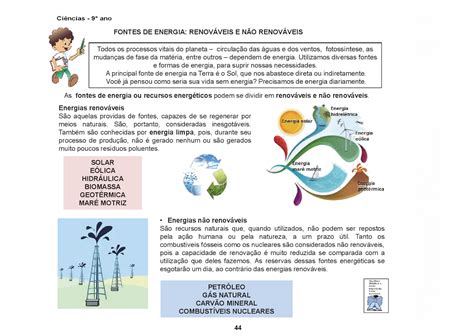 Atividades Sobre Recursos Renovaveis E Não Renovaveis