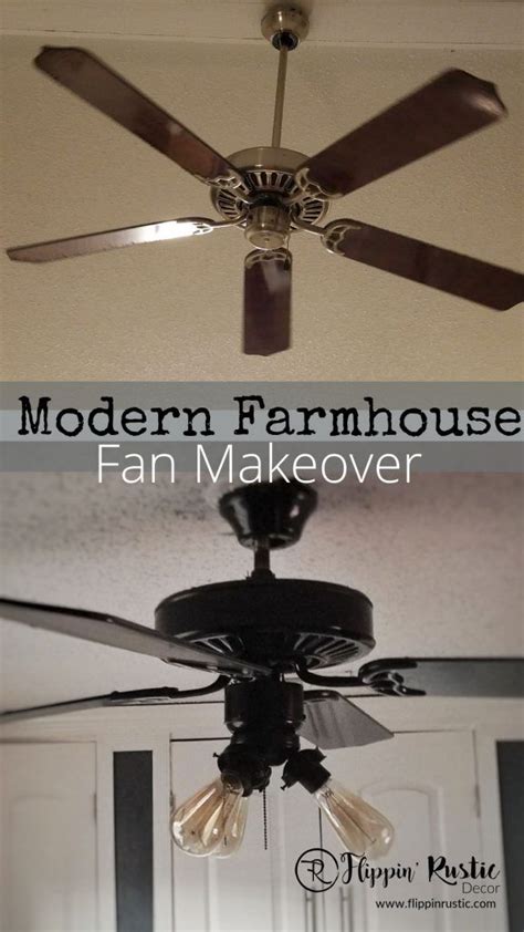 Modern Farmhouse Ceiling Fan Makeover Diy Artofit