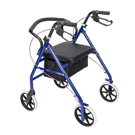 Walkers For Seniors Rollator Walker With Seat And Wheels Steel