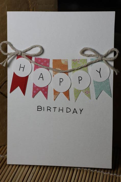 Party games, holidays, paper crafts, diy room decor, and gifts! Items similar to Bright Handmade Birthday Card on Etsy
