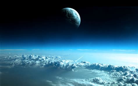 Wallpaper 2560x1600 Px Clouds Earth Space 2560x1600 Goodfon