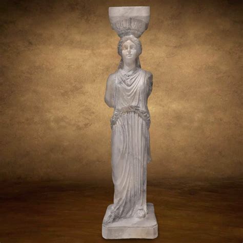 Lar Roman Lar Roman Statue Caryatid Statue Hera Statue Etsy