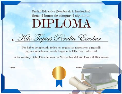 Diseños De Diplomas Para Graduaciones Colección 2 Plantillas De