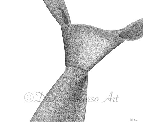 Windsor Knot Stippling Art Print — David Accurso Art