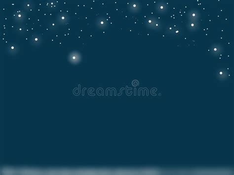 Dark Blue Background With Little Stars Stock Illustration