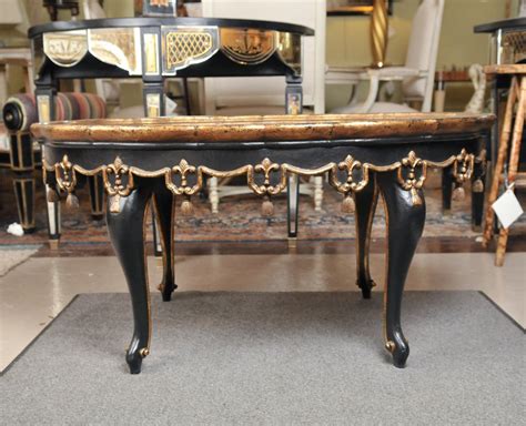 Diy and design, everyday diy tagged with: Oval Shaped Ebony Painted and Etched Glass Coffee Table at 1stdibs