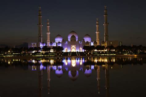 The Sheikh Zayed Grand Mosque Is Seen In Abu Dhabi United Arab