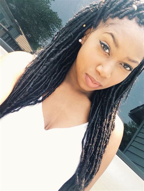High goddess braid bun.simple straight braiding is a relatively easy thing to do, especially if you are working with stretched out natural hair.perfectly. Faux locs/dreads with Kanekalon hair. | Hair Whip ...