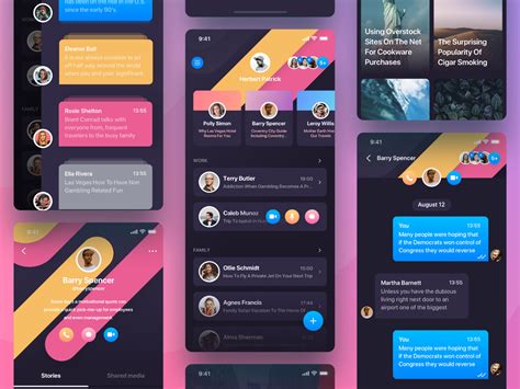 We look at some of the inspirational and creative app ui designs. Top UI/UX Design Works for Inspiration — #30 - UX Planet